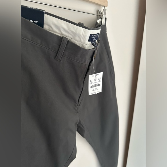 NWT Men’s J.Crew Factory skinny fit grey chino pants size 32/30 - Picture 4 of 5